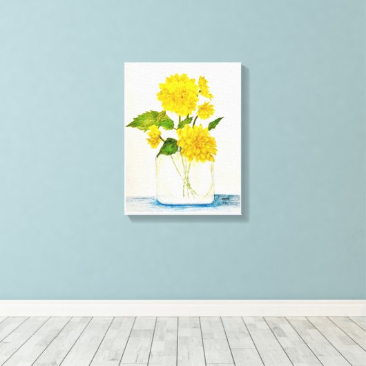 Canvas-Druck Leinwanddruck (Insitu (Holzboden))