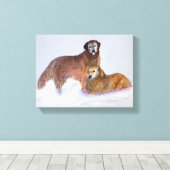 Canvas-Druck Leinwanddruck (Insitu (Holzboden))