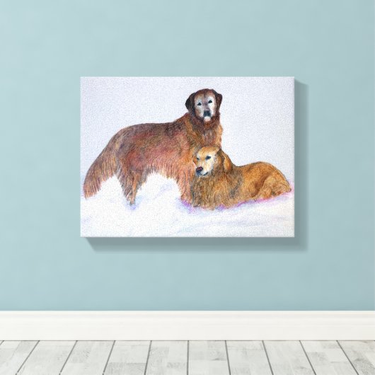 Canvas-Druck Leinwanddruck (Insitu (Holzboden))