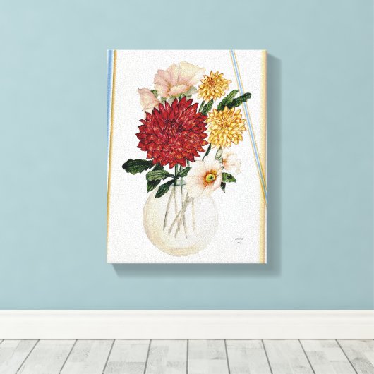 Canvas-Druck Leinwanddruck (Insitu (Holzboden))