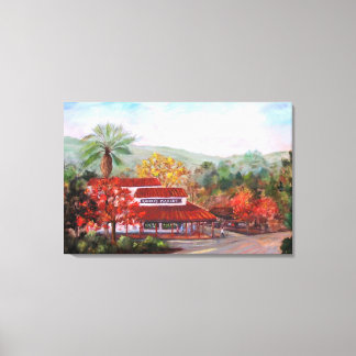 Canvas Druck von Roberts' Market in Woodside paint Leinwanddruck