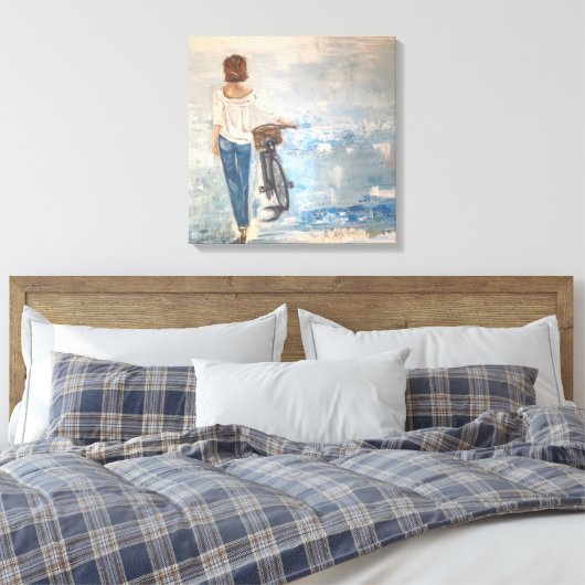 Canvas-Druck von Ursprungsöl auf Leinwand (Insitu (Schlafzimmer))