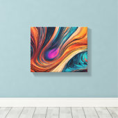 Canvas Drucke mit gemischter Farbgestaltung (Insitu (Holzboden))