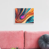 Canvas Drucke mit gemischter Farbgestaltung (Insitu (Wohnzimmer))