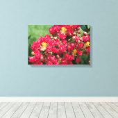 Canvas drucken die Myrte des Roten Kreuzes Leinwanddruck (Insitu (Holzboden))