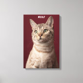 Canvas für benutzerdefinierte Pet-Memorial Leinwanddruck (Vorderseite)