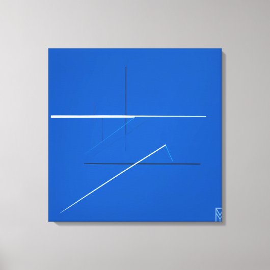 Canvas Global Blue Screen: Kandinsky Art Leinwanddruck (Vorderseite)