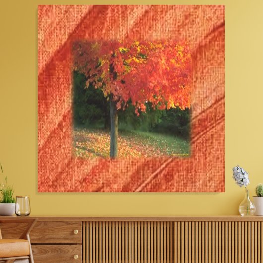 Canvas Herbst Leinwanddruck (Insitu (Wohnzimmer))