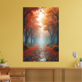 Canvas Herbst Print Leinwanddruck (Insitu (Wohnzimmer))