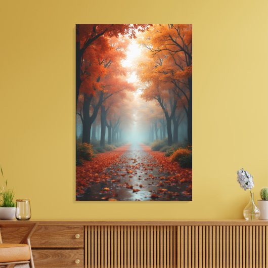 Canvas Herbst Print Leinwanddruck (Insitu (Wohnzimmer))