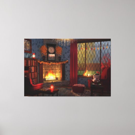 Canvas Herbst Ruhe Drucken Leinwanddruck (Vorderseite)