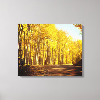 Canvas Herbstfarbe Leinwanddruck