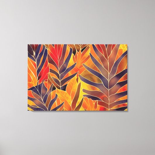 Canvas Herbstleaves Leinwanddruck (Vorderseite)