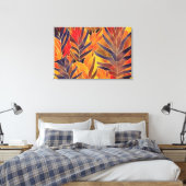 Canvas Herbstleaves Leinwanddruck (Insitu (Schlafzimmer))
