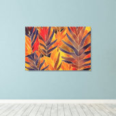 Canvas Herbstleaves Leinwanddruck (Insitu (Holzboden))