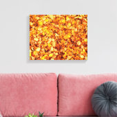 Canvas Herbstleder Leinwanddruck (Insitu (Wohnzimmer))
