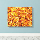 Canvas Herbstleder Leinwanddruck (Insitu (Holzboden))