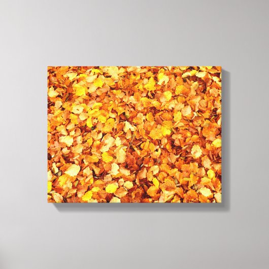 Canvas Herbstleder Leinwanddruck (Vorderseite)