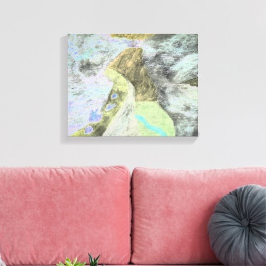 Canvas High Pass Print Leinwanddruck (Insitu (Wohnzimmer))