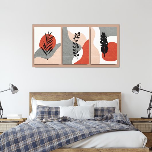 Canvas im modernen Kunststil drucken Leinwanddruck (Insitu (Schlafzimmer))