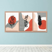 Canvas im modernen Kunststil drucken Leinwanddruck (Insitu (Holzboden))