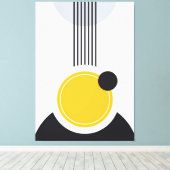 Canvas im modernen Kunststil drucken Leinwanddruck (Insitu (Holzboden))