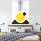 Canvas im modernen Kunststil drucken Leinwanddruck (Insitu (Schlafzimmer))