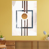 Canvas im modernen Kunststil drucken Leinwanddruck (Insitu (Wohnzimmer))