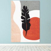 Canvas im modernen Kunststil drucken Leinwanddruck (Insitu (Holzboden))