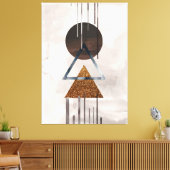 Canvas im modernen Kunststil drucken Leinwanddruck (Insitu (Wohnzimmer))