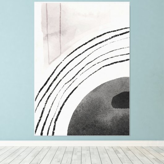 Canvas im modernen Kunststil drucken Leinwanddruck (Insitu (Holzboden))