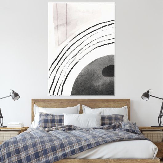 Canvas im modernen Kunststil drucken Leinwanddruck (Insitu (Schlafzimmer))