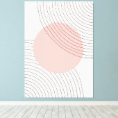 Canvas im modernen Kunststil drucken Leinwanddruck (Insitu (Holzboden))