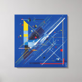 Canvas Kandinsky and the Blue Screen Chaos Leinwanddruck (Vorderseite)
