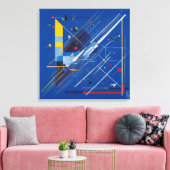 Canvas Kandinsky and the Blue Screen Chaos Leinwanddruck (Insitu (Wohnzimmer))
