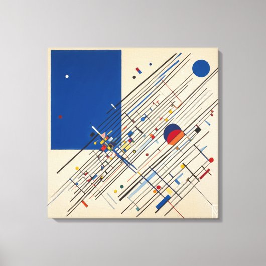 Canvas Kandinsky and the Digital Blackout Leinwanddruck (Vorderseite)