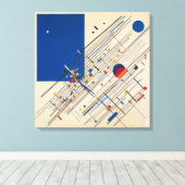 Canvas Kandinsky and the Digital Blackout Leinwanddruck (Insitu (Holzboden))