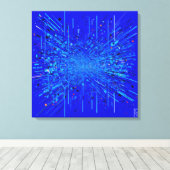 Canvas Kandinsky and the Global Blue Screen Leinwanddruck (Insitu (Holzboden))