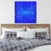 Canvas Kandinsky and the Global Blue Screen Leinwanddruck (Insitu (Schlafzimmer))
