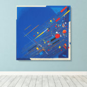 Canvas Kandinsky: Chaos of the Global Blue Screen Leinwanddruck (Insitu (Holzboden))