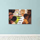 Canvas Kunstdruckerei Leinwanddruck (Insitu (Holzboden))