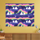 Canvas Lights Print Leinwanddruck (Insitu (Wohnzimmer))