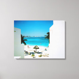 Canvas mit tropischer Aussicht Leinwanddruck