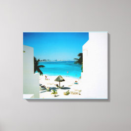 Canvas mit tropischer Aussicht Leinwanddruck