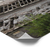 Canvas Old Barn Poster (Ecke)