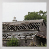 Canvas Old Barn Poster (Vorne)