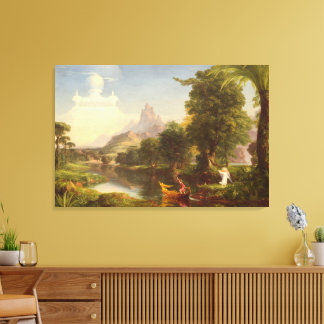 canvas painting reprint, the voyage of life youth leinwanddruck