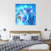 Canvas Print 3 Göttin des Schicksals Leinwanddruck (Insitu (Schlafzimmer))