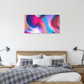 Canvas Print - Abstrakt-Art-Antelope-Canyon Leinwanddruck (Insitu (Schlafzimmer))