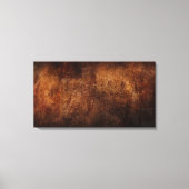Canvas Print - Abstrakt getexturierter Rostbraun B Leinwanddruck (Vorderseite)